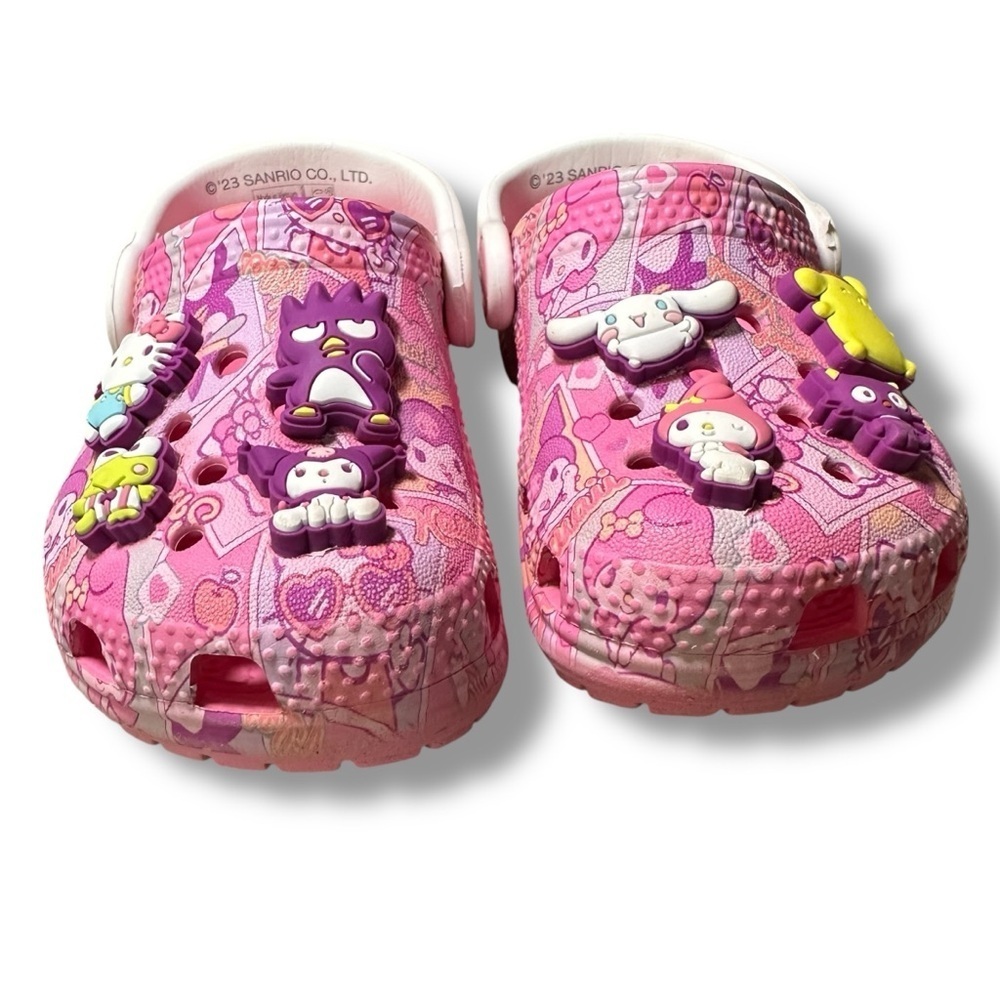 Hello Kitty Crocs Clog Pink Toddler Size 6